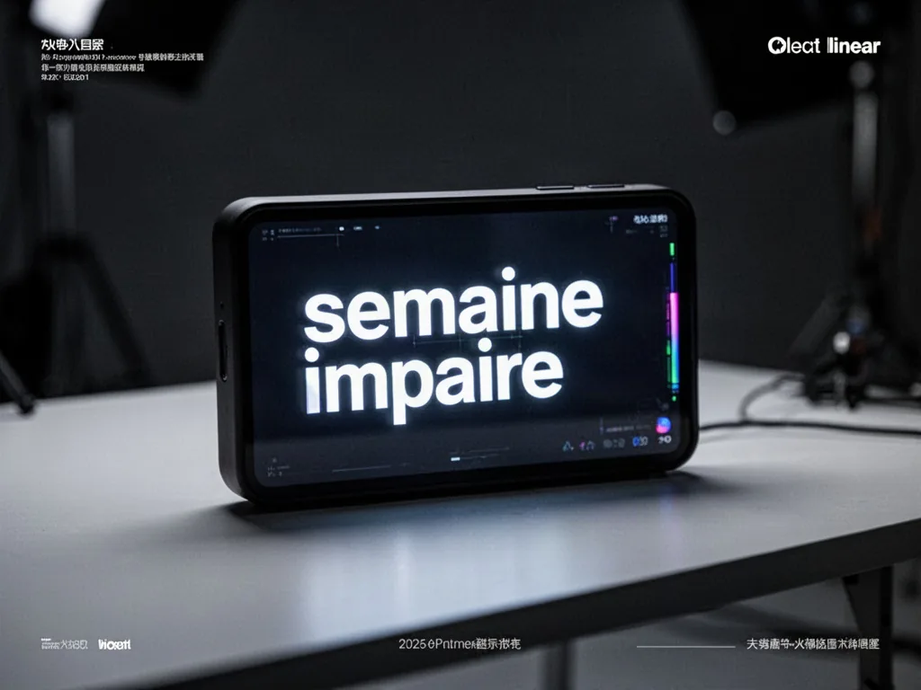 Calendrier mural ouvert sur la semaine impaire de 2025, doigt pointé sur une date